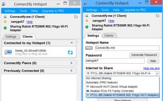 Válasszon ki egy programot a vezeték nélküli Wi-Fi hálózat megkereséséhez és csatlakozásához